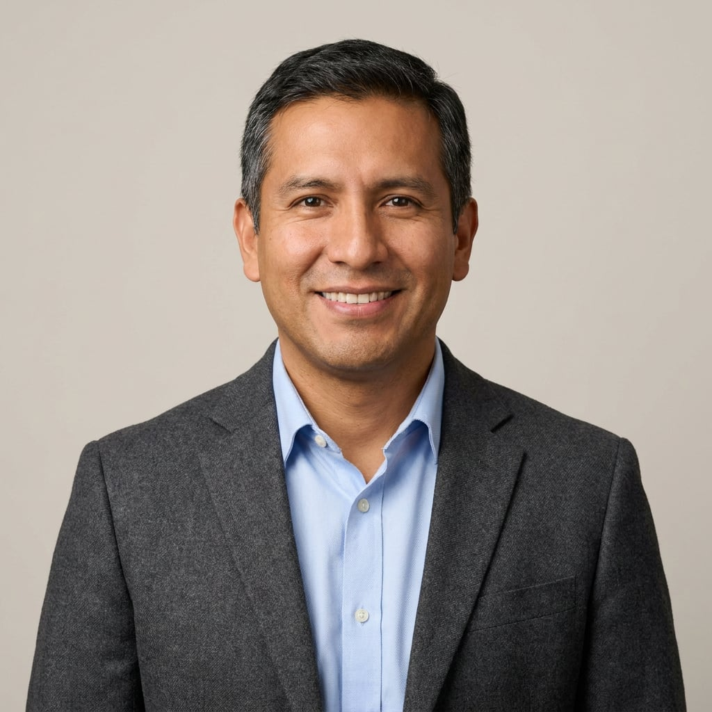 Foto de Dr. Roberto Salinas, profesional de la salud que migró a Canadá con IMC